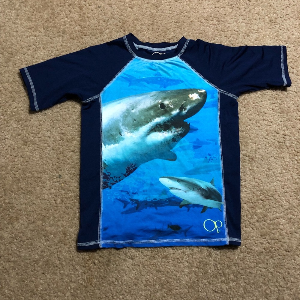 OP swimming shirt.